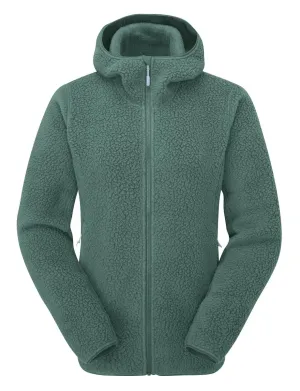 Shearling Hoody - Eucalyptus