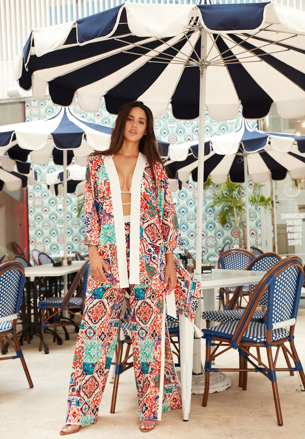 Siciliana - Carmella Kimono (Off-White)
