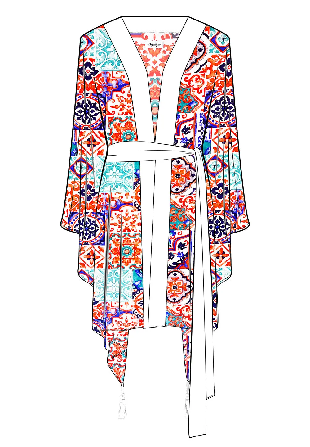 Siciliana - Carmella Kimono (Off-White)