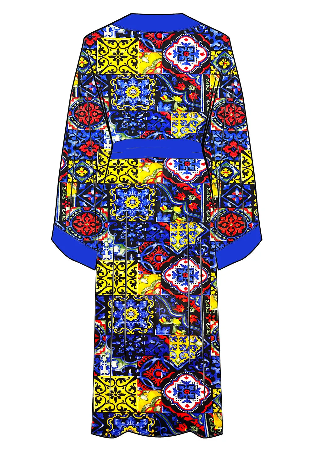 Siciliana - Valentina Kimono (Royal Blue)