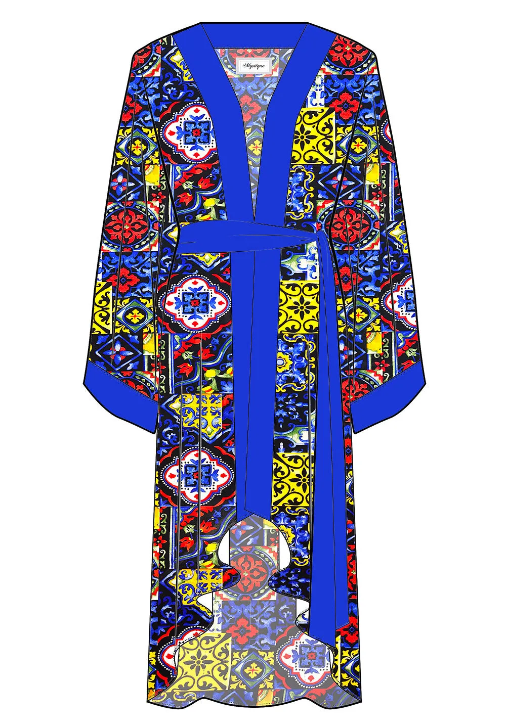 Siciliana - Valentina Kimono (Royal Blue)