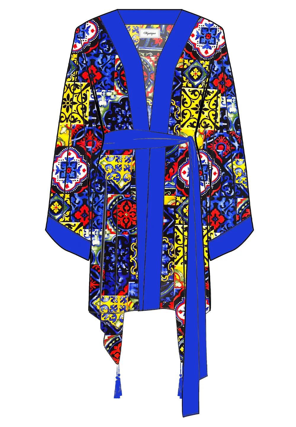 Siciliana - Valentina Kimono (Royal Blue)