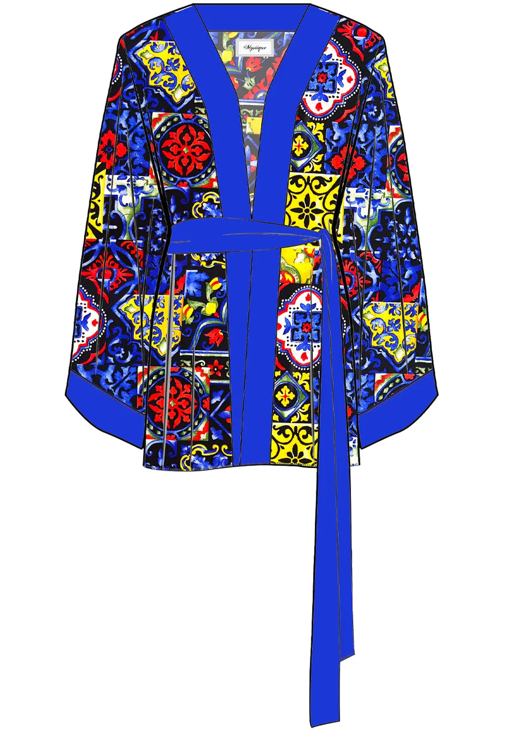 Siciliana - Valentina Kimono (Royal Blue)