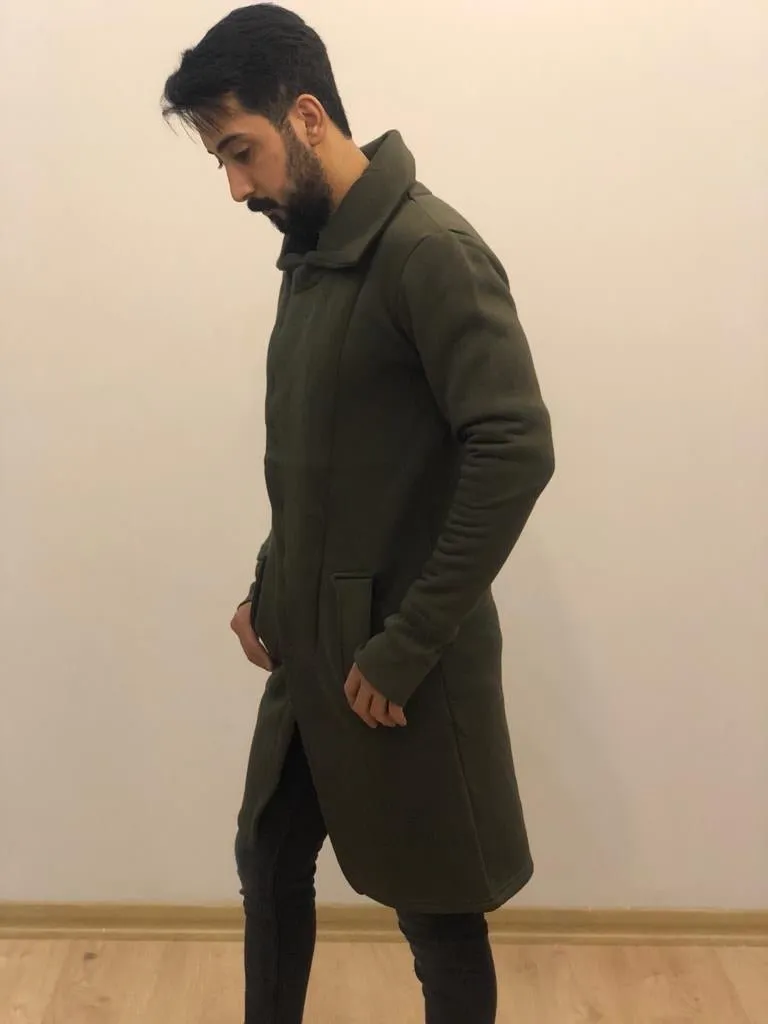 Sneakerjeans Khaki Asymetric Jacket AY162
