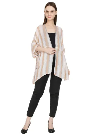 Sunny Stripes Kimono Cover-Up