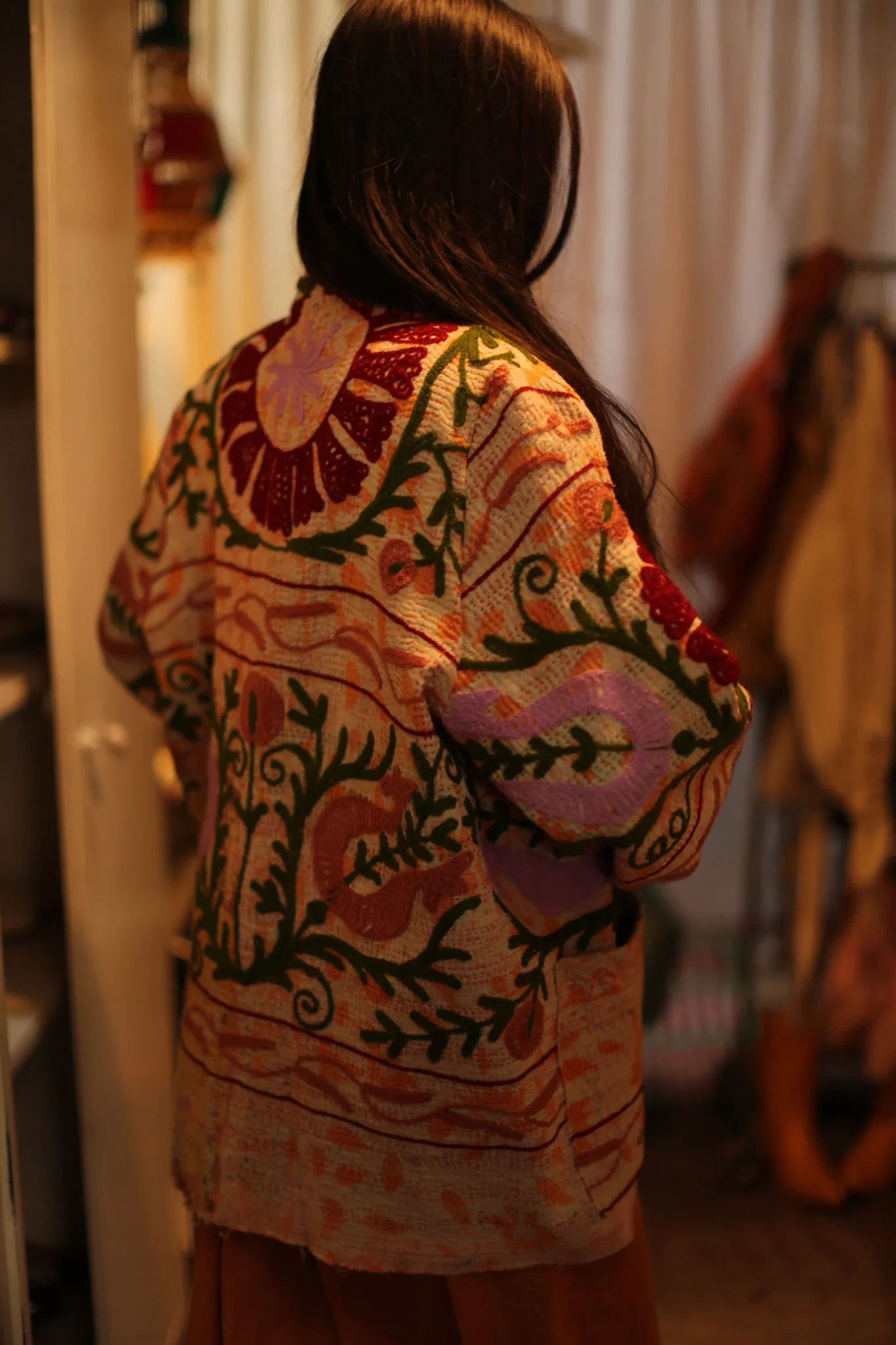 SUZANI EMBROIDERED KIMONO JAYKE