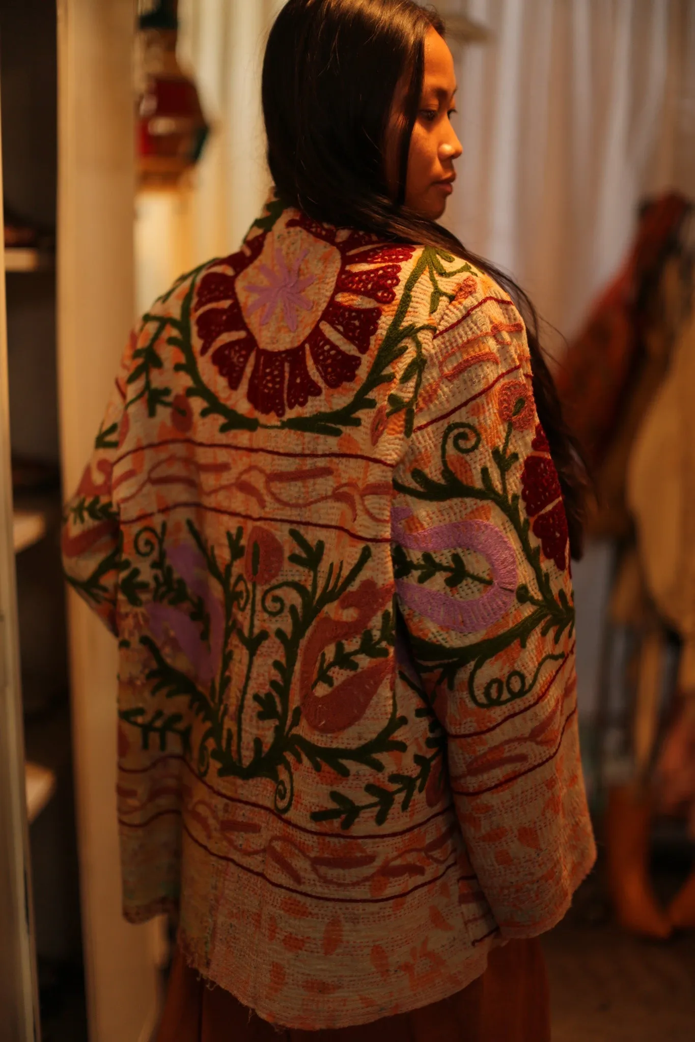 SUZANI EMBROIDERED KIMONO JAYKE