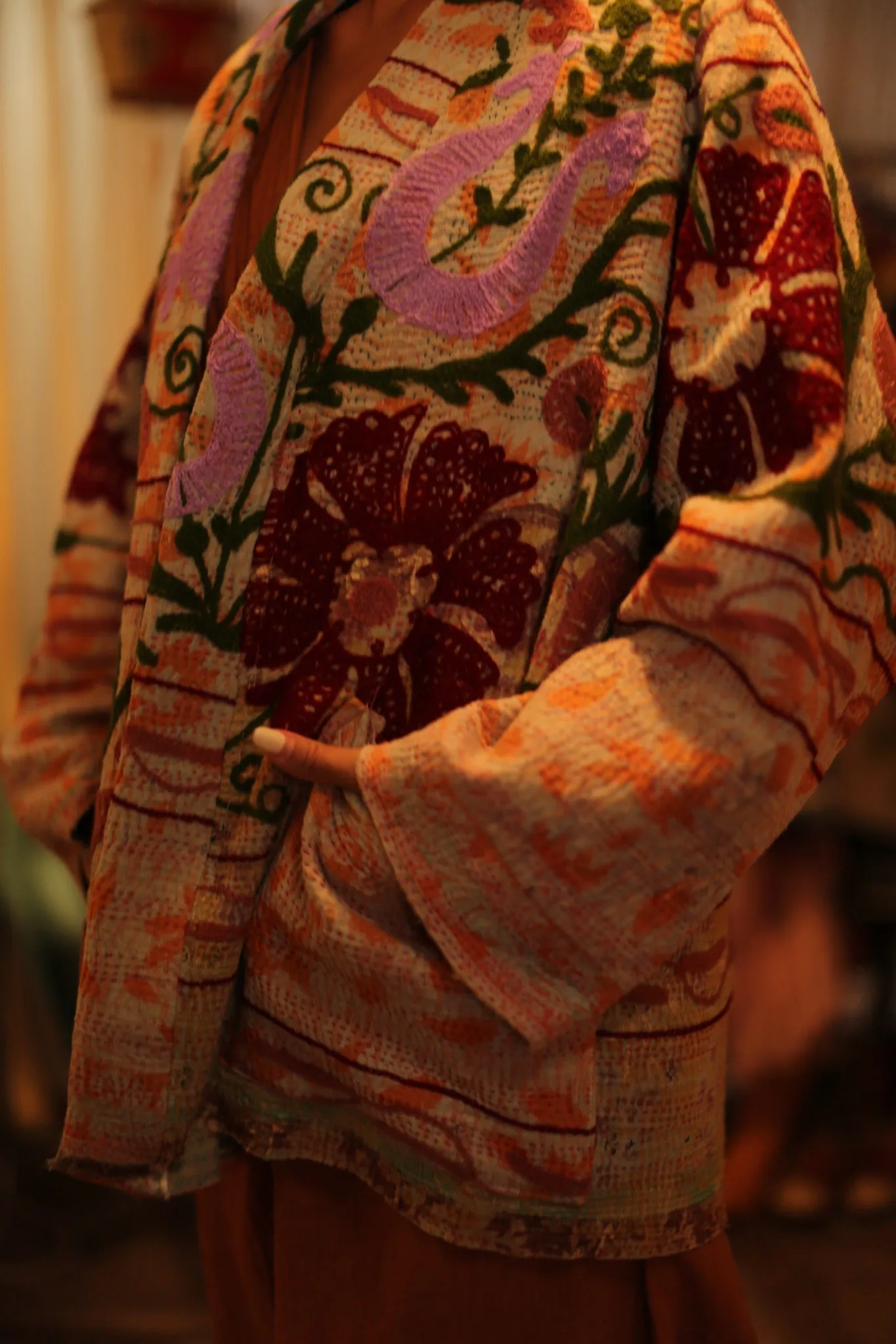 SUZANI EMBROIDERED KIMONO JAYKE