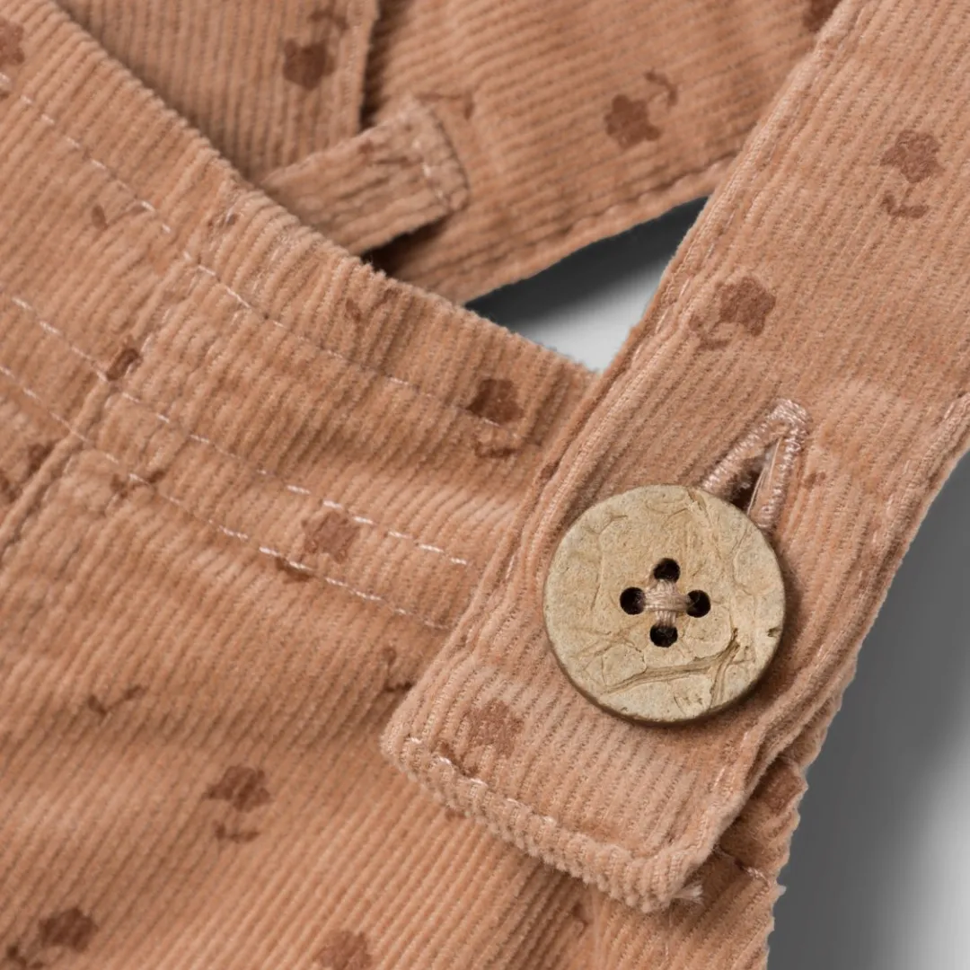 Tipa Loose Corduroy Overall - Nougat