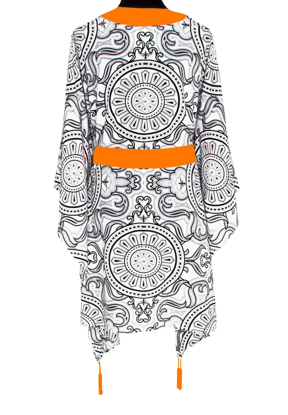 Tribal - Moon Kimono (Neon Orange)