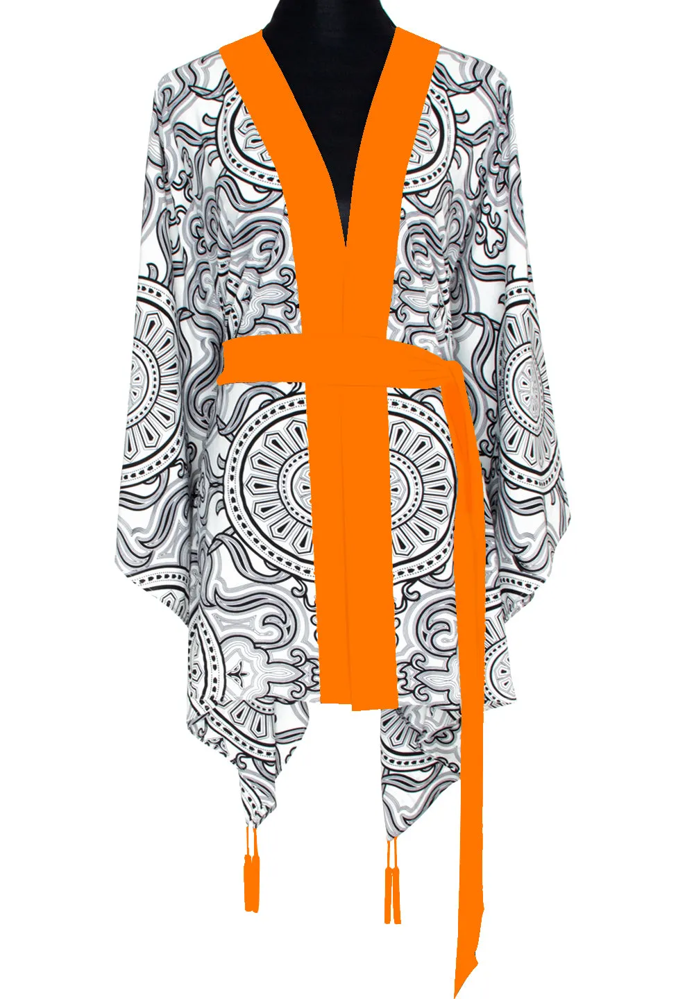 Tribal - Moon Kimono (Neon Orange)