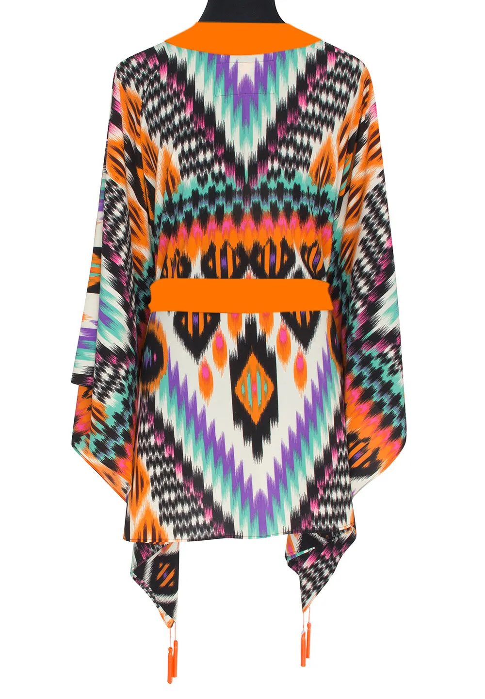 Tribal – Orange Apache Kimono (Neon Orange)