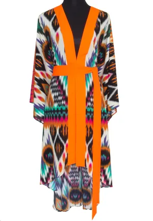 Tribal – Orange Apache Kimono (Neon Orange)