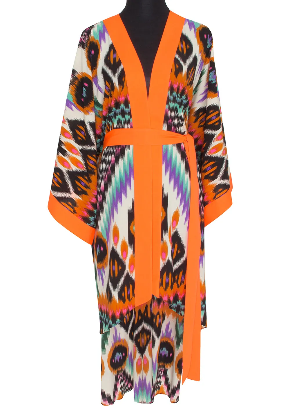 Tribal – Orange Apache Kimono (Neon Orange)
