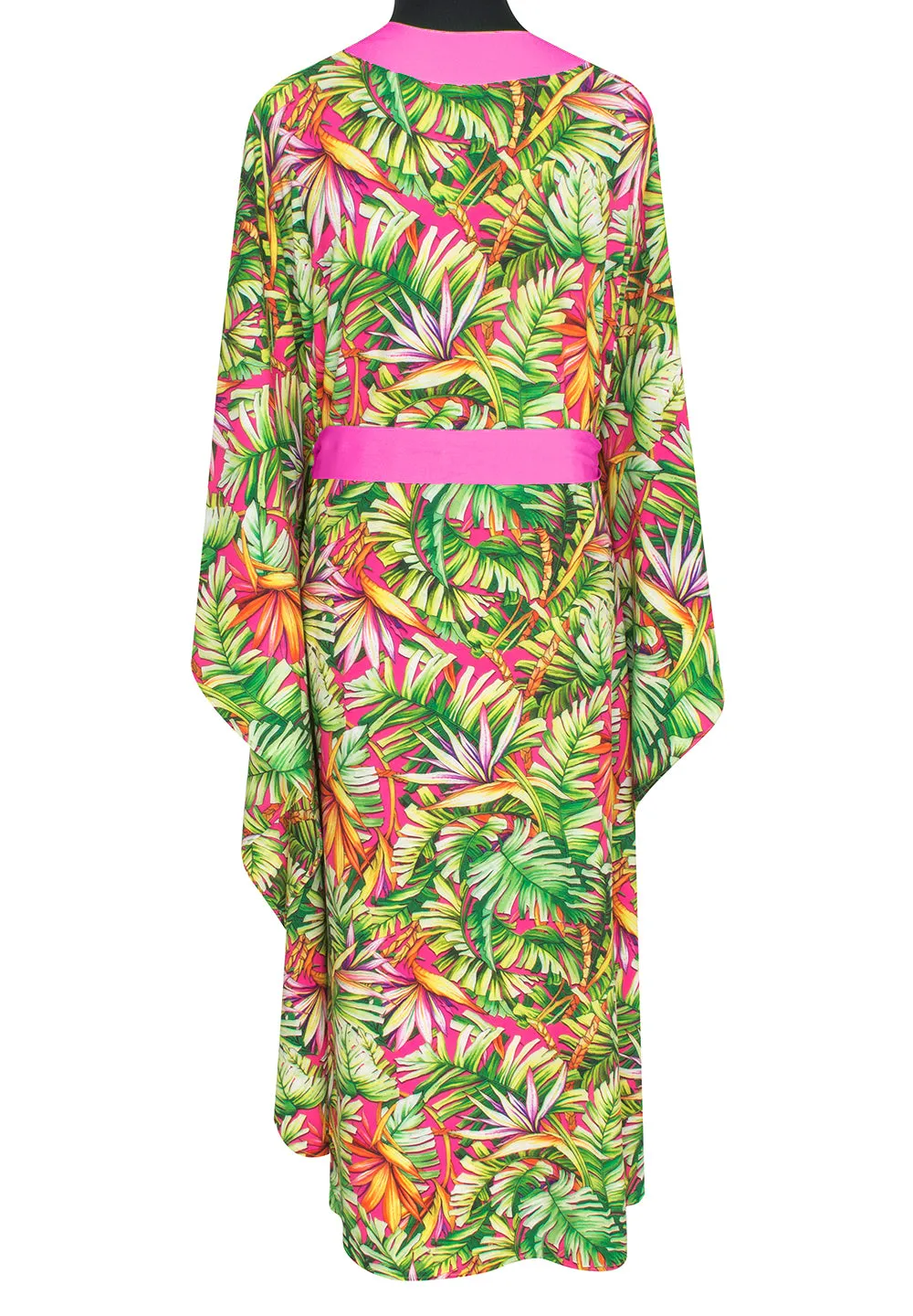 Tropics - Jungle Paradise Kimono (Neon Pink)