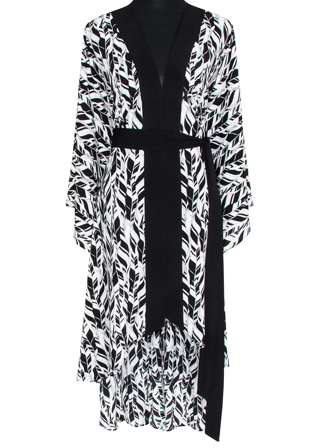 Tulum – Feathers Kimono Love Black)
