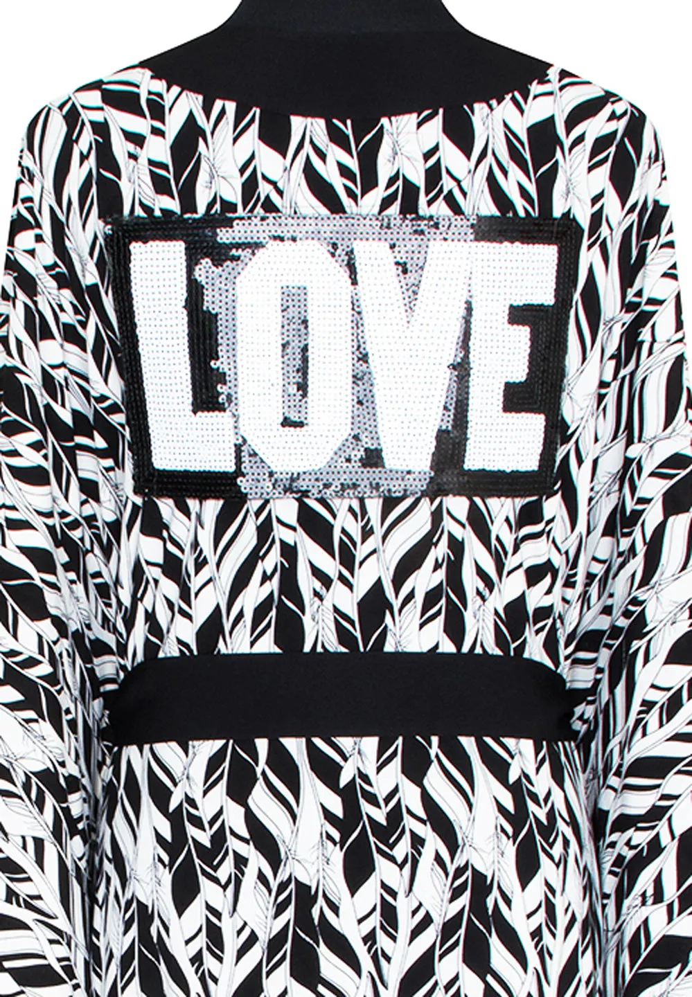 Tulum – Feathers Kimono Love Black)