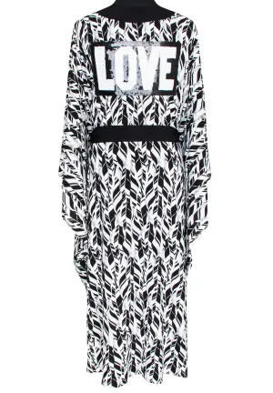 Tulum – Feathers Kimono Love Black)