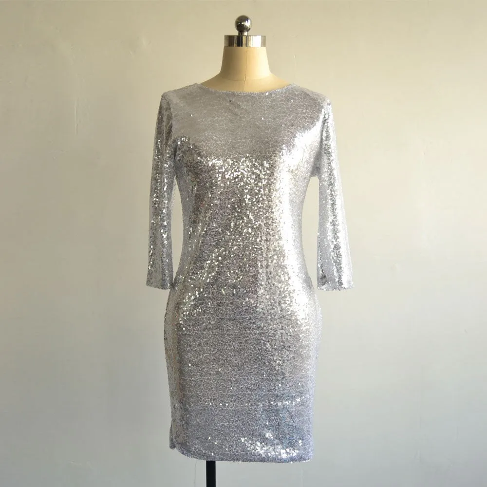 VenusFox Women Elegant Short Mini Pencil Dress