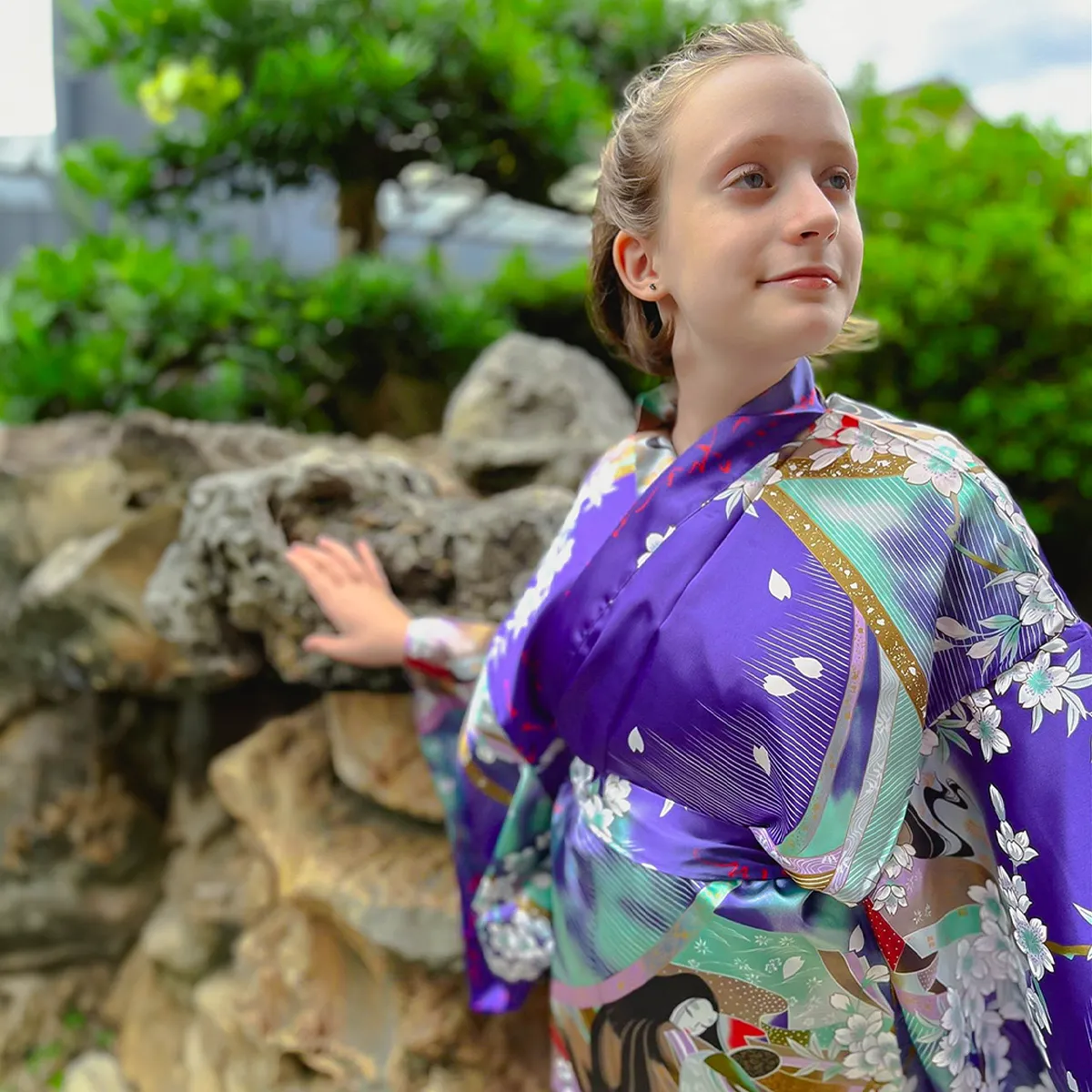 Women' Yukata: Maiko (Polyester)