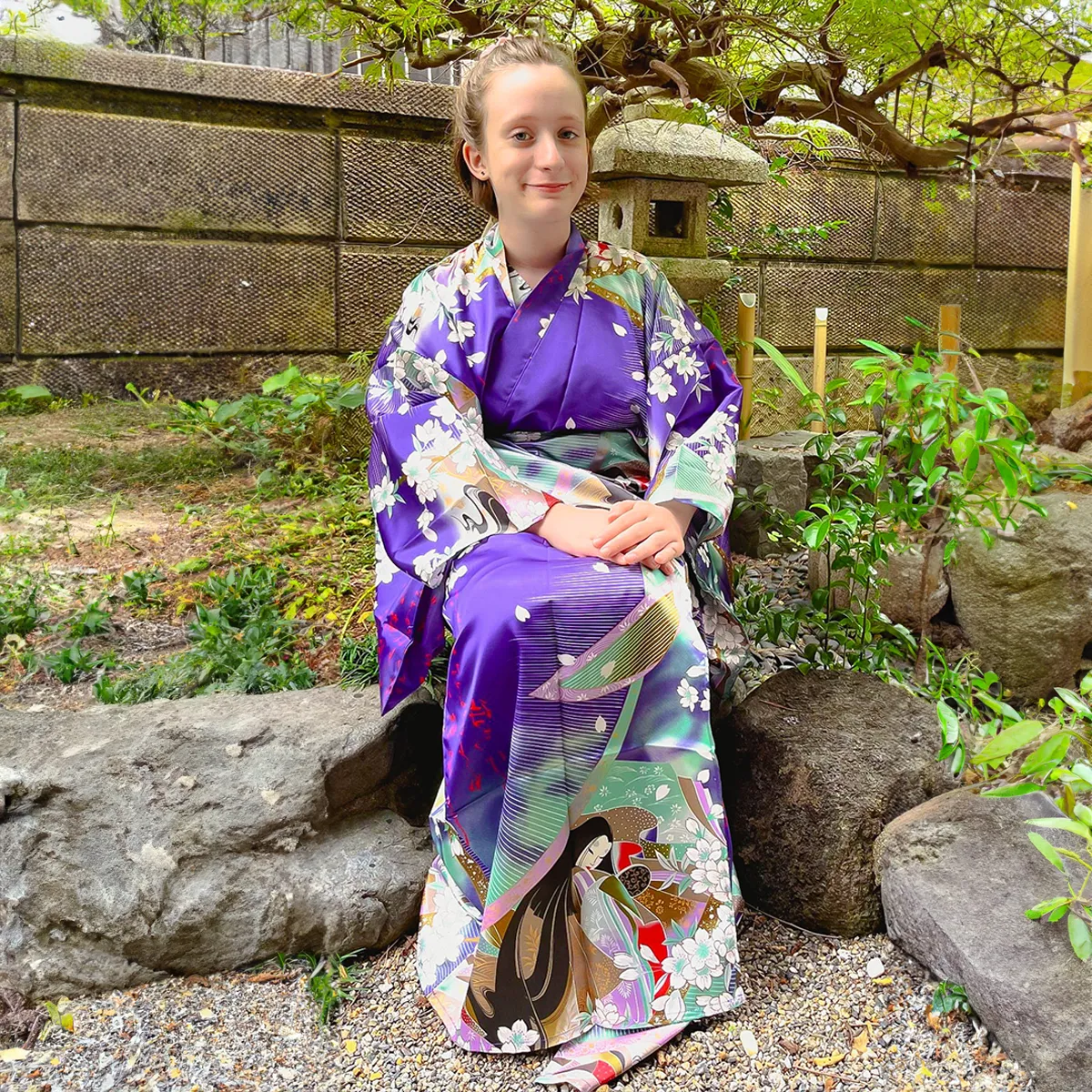 Women' Yukata: Maiko (Polyester)