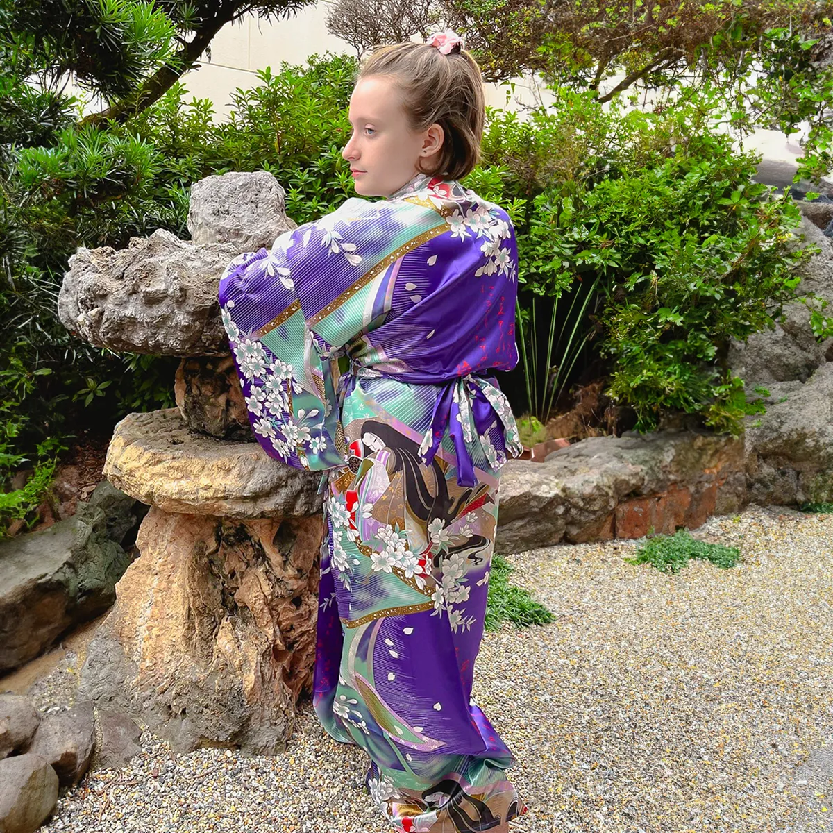 Women' Yukata: Maiko (Polyester)