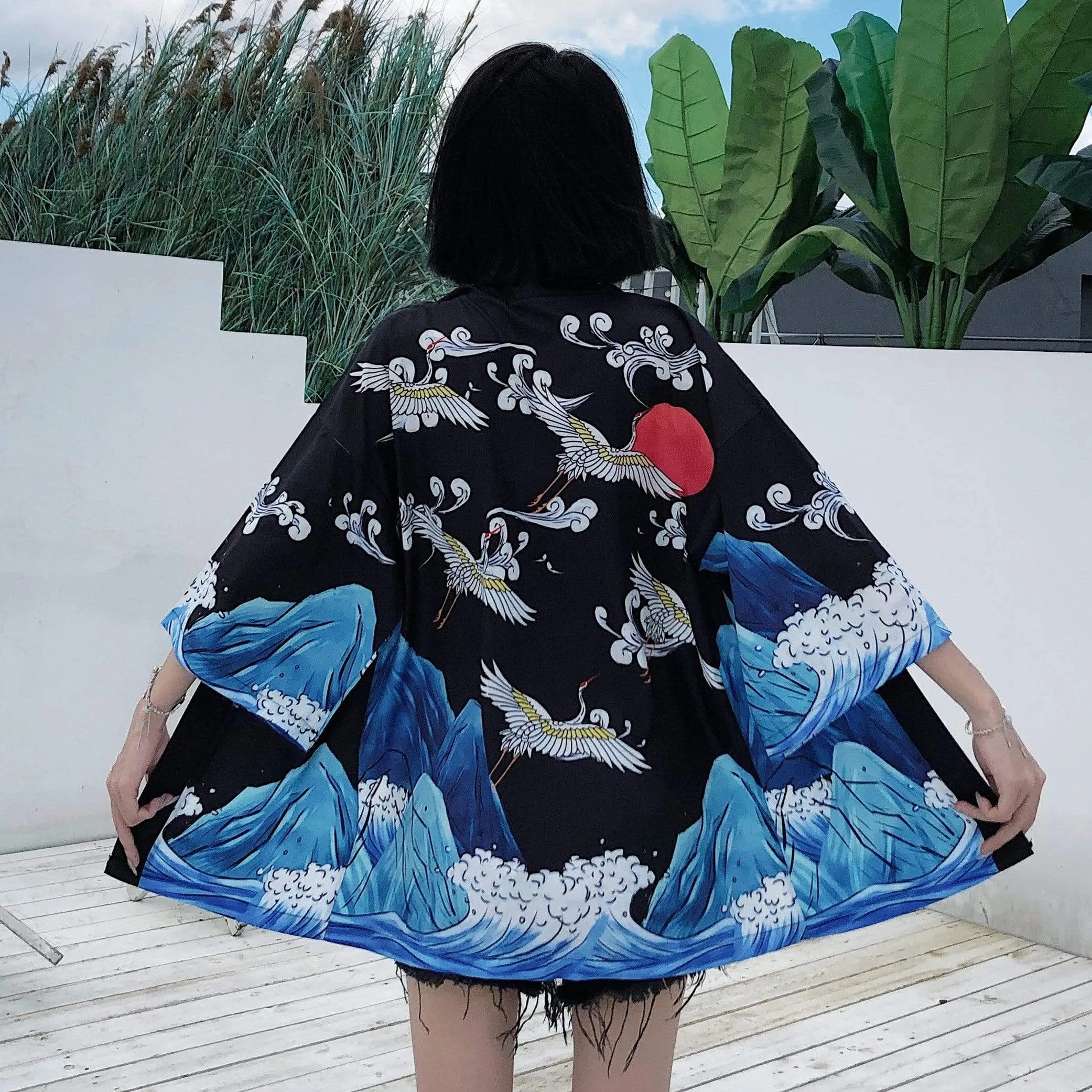Women's Chinoiserie Retro Printed Loose Kimono