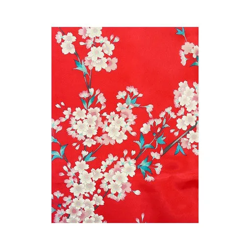 Women's Kimono: Beautiful Cherry Blossoms (Polyester)