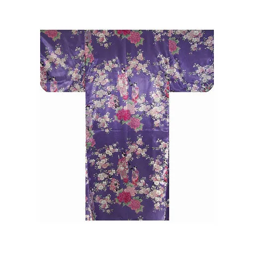 Women's Kimono: Maiko & Cherry Flowers (Polyester)