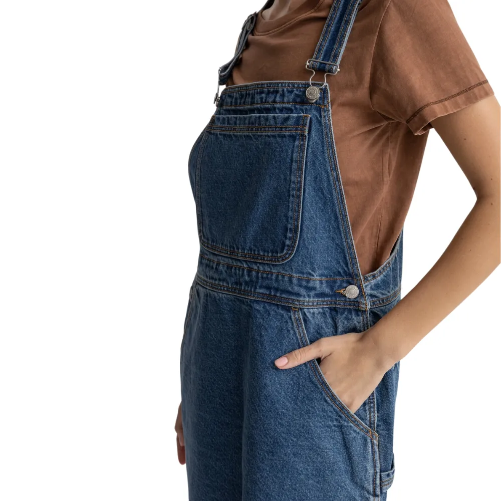 Womens Seaside Overall Dress Blue